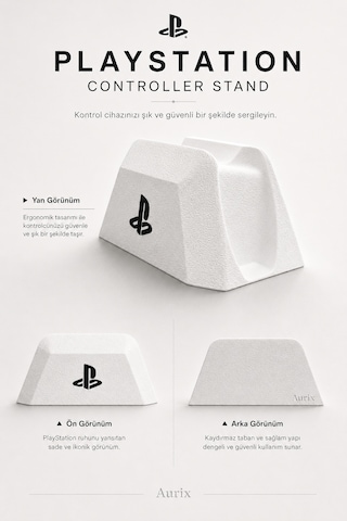 Playstation Dualsense Joystick Standı - Joystick Kol Tutucu Beyaz