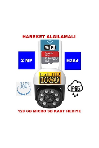 Alpsmart Ats690 2mp 360º Wi-fi Akıllı Dome Kamera Hareket Algılamalı