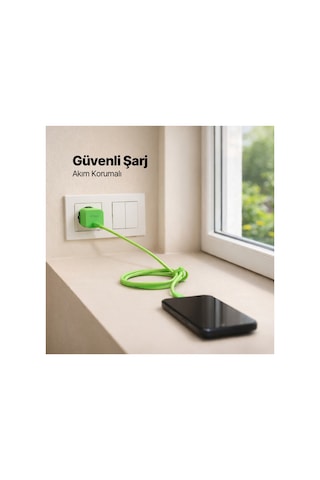 Ttec Smartcharger Gan 45w Avs Pd Seyahat Hızlı Şarj Aleti + Usb-c - Usb-c 3a 120 Cm Kablo Neon 55766917