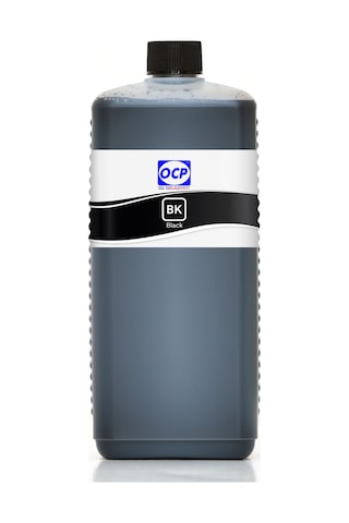 OCP HP Universal EKONOMİK Dye Mürekkep 1000ml BK Black Siyah Dye