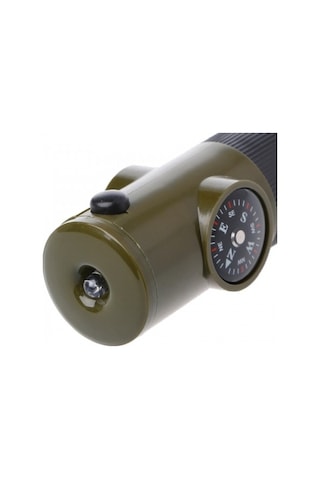 Nikula Çok Fonksiyonlu Askeri Pusula Led Işıklı-Düdük-Termometre