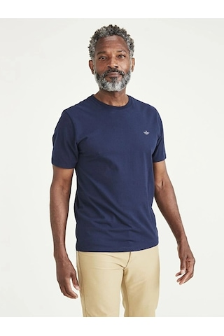 Dockers T3 Crewneck Tee Navy Blazer Erkek Mavi T-shirt - A3143