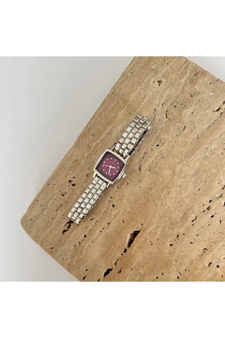 Savine Silver Bordo Saat