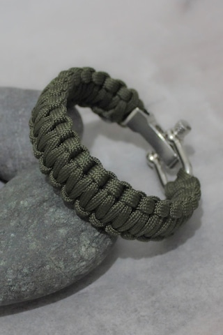 Lariss Paracord Paraşüt Ipi Outdoor Bileklik 3 Kademeli U Klips Çok Renkli