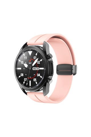 Huawei Uyumlu Watch Gt Gt2 Gt3 42mm / Honor Magic 2 42mm Kordon Magnetli Ayarlanır Silikon Kordon 20mm