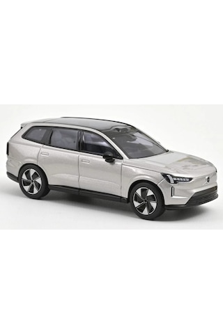 1:43 Ölçek Norev 2024 Volvo Ex 90 Gri Diecast Metal Minyatür Model Araba 10cm
