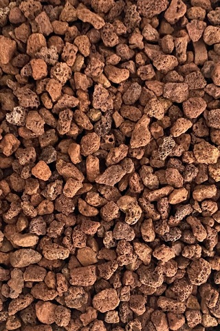 5 Lt Kırmızı Pomza Taşı 8-16mm Cüruf Law Rock Volkanik Lav Kırığı