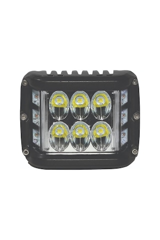 Led Kaput Üstü Off-road Lambası 6 Led Beyaz 6 Led Sarı Çakar Fonksiyonlu 10/30v E-belgeli 36w 31904
