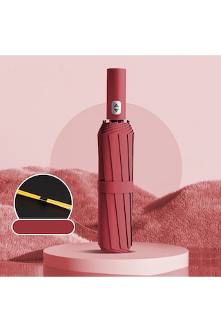 Mi'umbrella 12 Tel Otomatik Şemsiye Bordo