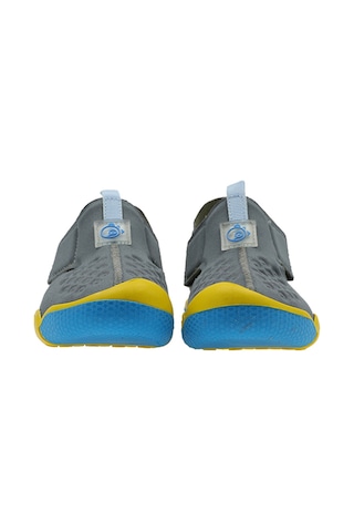 Panço Unisex Çocuk Cırt Cırtlı Gri Sandalet