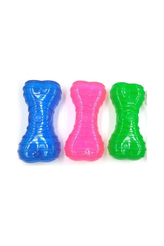 Tuhafiyecimiz Sesli Köpek Oyuncağı Kemik Şeklinde Tpr Kauçuk Kemik