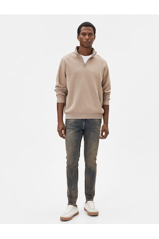 Koton Skinny Fit Yıkamalı Kot Pantolon - Michael Jean Koyu İndigo 4wam40385nd 4WAM40385ND741 İndigo