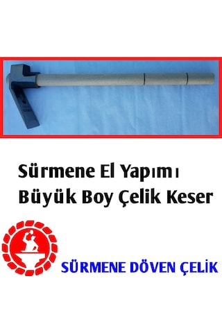 Meşhur Köksal Sürmene Büyük Boy Keser El Yapımı A+ Kalite + Saplı
