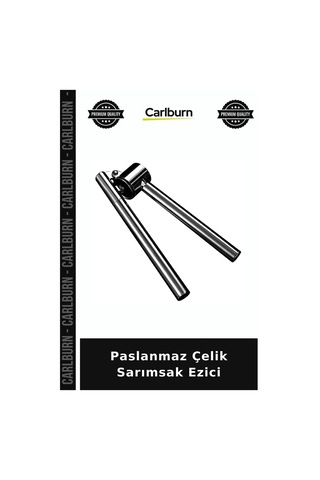 Paslanmaz Çelik Sarımsak Ezici Pratik Mutfak Yemek Hazırlığı Lezzet Sırrı