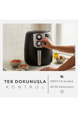 Kumtel AF-03 XXL 1800 W 8.5 L Airfryer & Fastfryer Sıcak Hava Fritözü