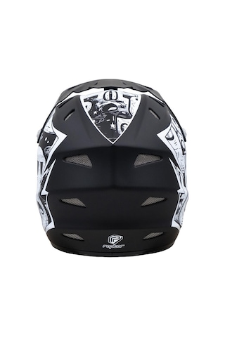 Raptor Gravıty Street Noir Full Face Freeride Bisiklet Motosiklet Kaskı Xlarge Beden Siyah Beyaz Siyah - Yeşil