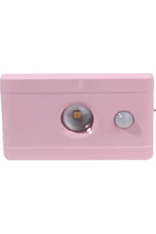 Yifomall Usb Şarjlı Manyetik Led Gece Lambası - Vücut Algılama, Isınık Işık, Yatak Odası/ Dolap Için, Pembe Gelişmiş Lens Pembe