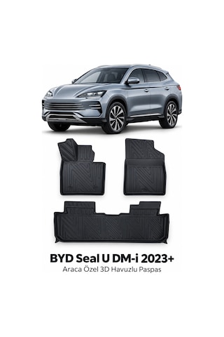 Byd Seal U Dm-i 2024 Karbon Desenli Premium 3d Havuzlu Oto Paspas