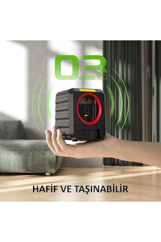 Kbl90g 30 Metre Profesyonel Yatay Ve Dikey Otomatik Hizalamalı Yeşil Çapraz Çizgi Lazer Distomat