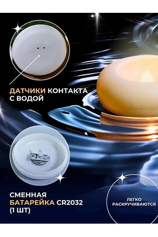 Tenfowee 5'li Su Aktif Led Mum Seti - Islak Ortamlarda Kullanıma Uygun, 200 Saat Süre, Kokusuz Dekoratif Işıklı Mumlar