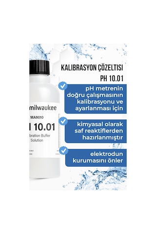 Milwaukee Ma9010 Ph 10.01 Kalibrasyon Solüsyonu 230 Ml