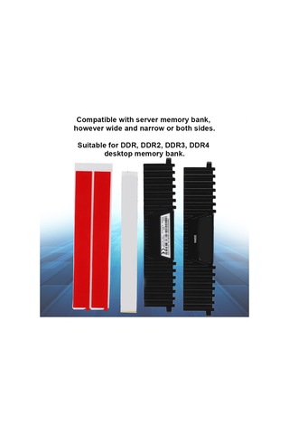 Mufunye 2 Adet Masaüstü Bellek Soğutucu Yeleği - Ddr/ddr2/ddr3/ddr4 Uyumlu, Alüminyum Malzeme İle Etkili Isı Dağıtımı Ve Koruma