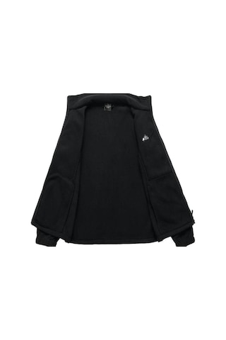 Unisex Polar Tam Fermuarlı Outdoor Polar Ceket Tactical Polar Kadın-erkek Polar Renkli-tam Siyah