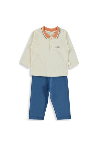 Bebbek Polo Pike Polo Yaka 2-5 Yaş Takım - Lacivert