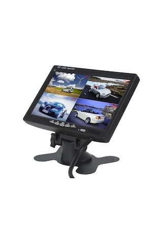 Aempart Araç Monitörü 4 E Bölünür Ekran 4 Kamera Girişli Servis Araçları İçin 7inch Dijital Aem11 1055