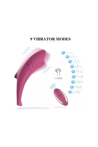 Carmine Shark 9 Modlu Wireless Kumandalı Su Geçirmez Lüks Penis Halkası Mavi