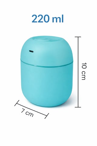 220 Ml Oda Mini Hava Nemlendirici - Mini Buhar Makinesi + Aroma Difüzörü Ve Gece Lambası- Sessiz