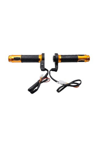 Cs-764a3 12v Motosiklet Scooter Alüminyum Alaşımlı Elektrikli El Kavrama Kapağı Isıtmalı Kavrama Gidon Altın Diğer
