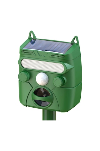 Uu0383 Ultra-sonik Hayvan Kovucu Açık Havada Hareket Sensörlü Yeşil