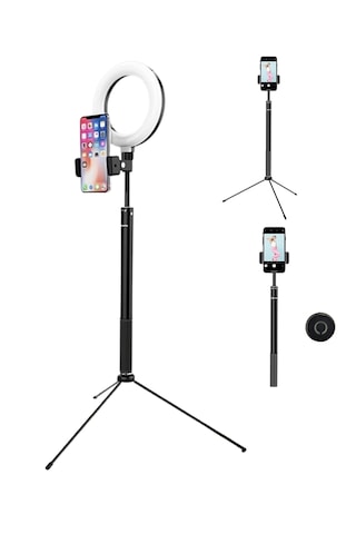 Philips Dlk3621n Tripod - Ring Light - Selfie Çubuğu 3in1 - 160cm