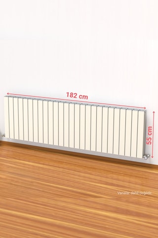 Alüminyum Radyatör 55x182 26 Dilim Kırık Beyaz Ral9010 Argus