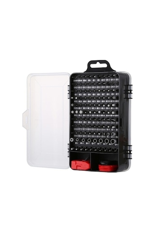 Fastbuy Türkçe 135 Adet Cep Telefonu Açma Aleti, Saat Onarım Seti, Kırmızı-siyah Tornavida Seti Aracılığıyla Telefon Ve Saat