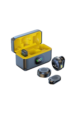 Maiyame 2.4ghz Kablosuz Mikrofon Seti - Çift Mikrofon, Şarj Kabinli, Type-c Şarj, 20hz-20khz Frekans Aralığı