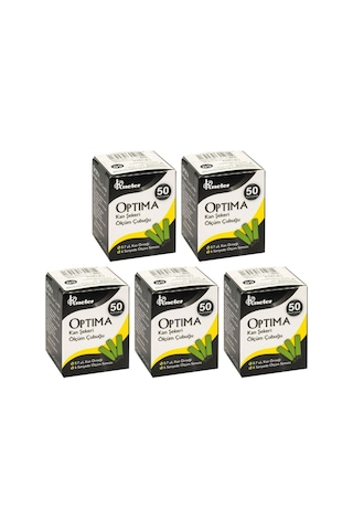 Optima Şeker Ölçüm Strip 5 x 50'li Optima Şeker Ölçüm Strip 5 x 50'li