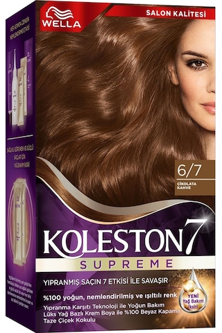 Koleston Supreme Kit Saç Boyası 6/7 Çikolata Kahve