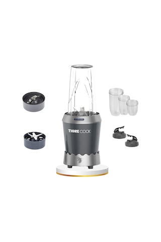 Tigrecook Nutrishake EK-2305 3 in 11000W Kişisel Smoothie Blender Gri