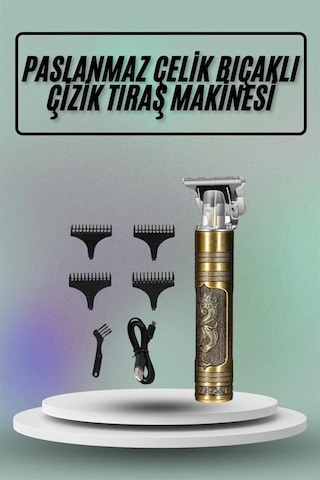 Diyar-ı Fırsat Saç Sakal Vücut Tıraş Makinesi Çizik Atma Makinesi Paslanmaz Çelik