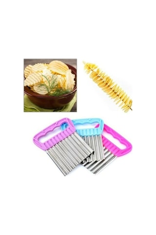 Cips Patates Doğrayıcı Şekilli Sebze Ve Meyve Dilimleyici Chips C