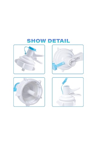 Cbtx Toz Geçirmez Kapaklı 55mm Taç Üst Şişe İçin Pp Su Şişesi Musluk Dağıtıcı Vanası Çok Renkli