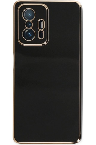 Mi 11t Pro Kılıf Volet Silikon - Siyah