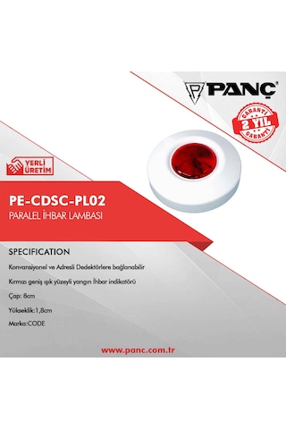 Pe-Cdsc-Pl002 Paralel İhbar Lambası