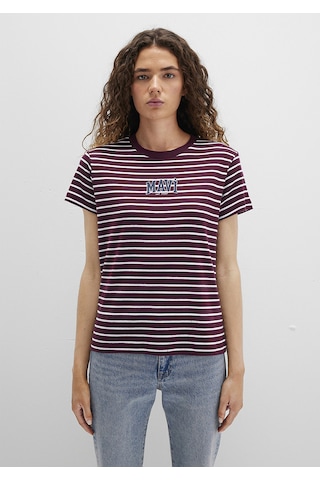 Mavi - Mavi Logo Baskılı Bordo Tişört 1613562-87982 Bordo