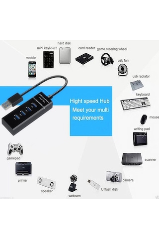 Auris Hb10 4in1 Usb 3.0 Çoklayıcı Hub 30cm