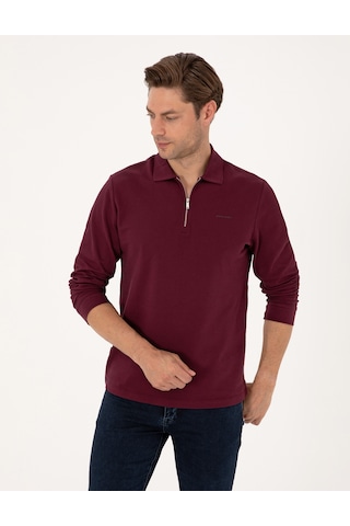 Pierre Cardin Erkek Bordo Sweatshirt 50314046-vr014 Bordo