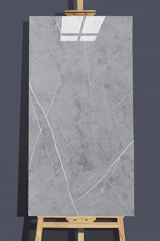 Panel Mermer Desen, 60x30 Cm, 5 Adet Gri