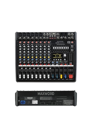 Maxword Cms 600-3 Mixer 8 Kanal Analog Kompakt Power Mikser